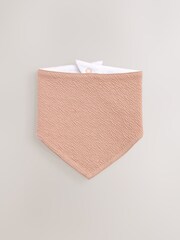 White/Neutral Baby Dribble Bibs 3 Pack - Image 3 of 5