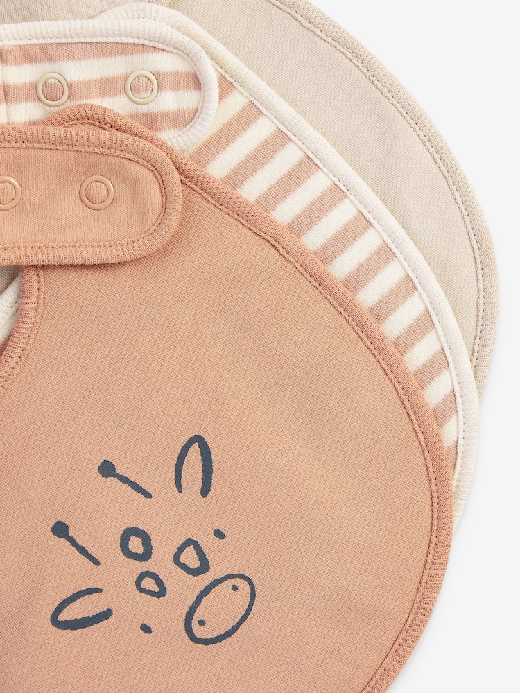 Neutral Baby Bib 3 Pack - Image 5 of 5