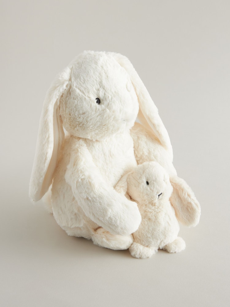Cream Bunny Soft Plush Toy - Image 2 of 5