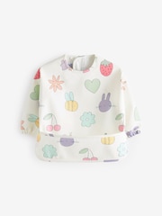 Cream Mixed Character Baby Weaning And Feeding Sleeved Bibs (6mths-3yrs) - Image 1 of 3