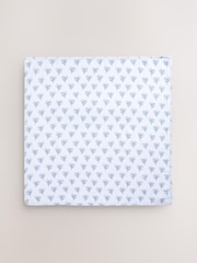 Zitrone/Blumenmuster - Baby-Spucktücher aus 100 % Baumwoll-Mussselin im 4er Pack - Bild 5 von 7