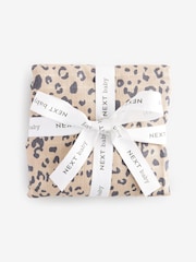 Animal Print Baby Extra Large 100% Cotton Multipurpose Muslin - Image 1 of 6