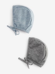 Grey/Blue Baby Bonnets Jersey 2 Pack (0-12mths) - Image 2 of 4