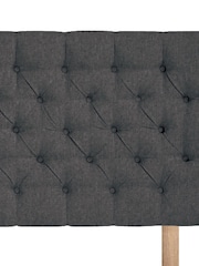 Sleepeezee Grey Chesterfield Headboard - Image 3 of 3