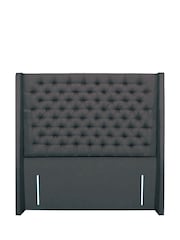 Sleepeezee Grey Blossom Headboard - Image 1 of 2