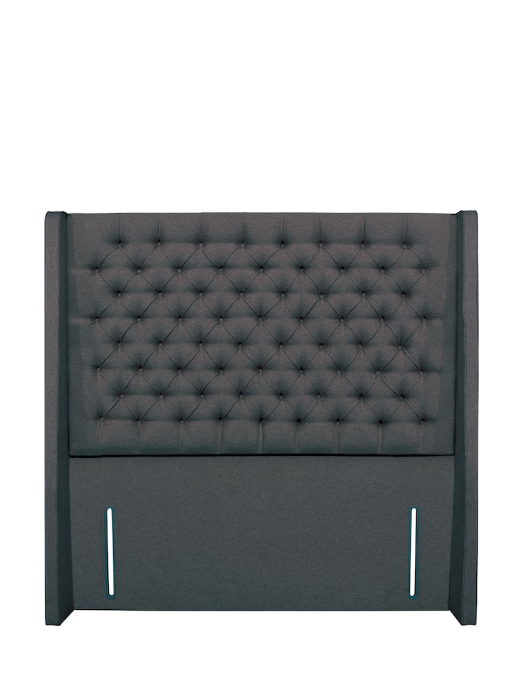 Sleepeezee Grey Blossom Headboard - Image 1 of 2