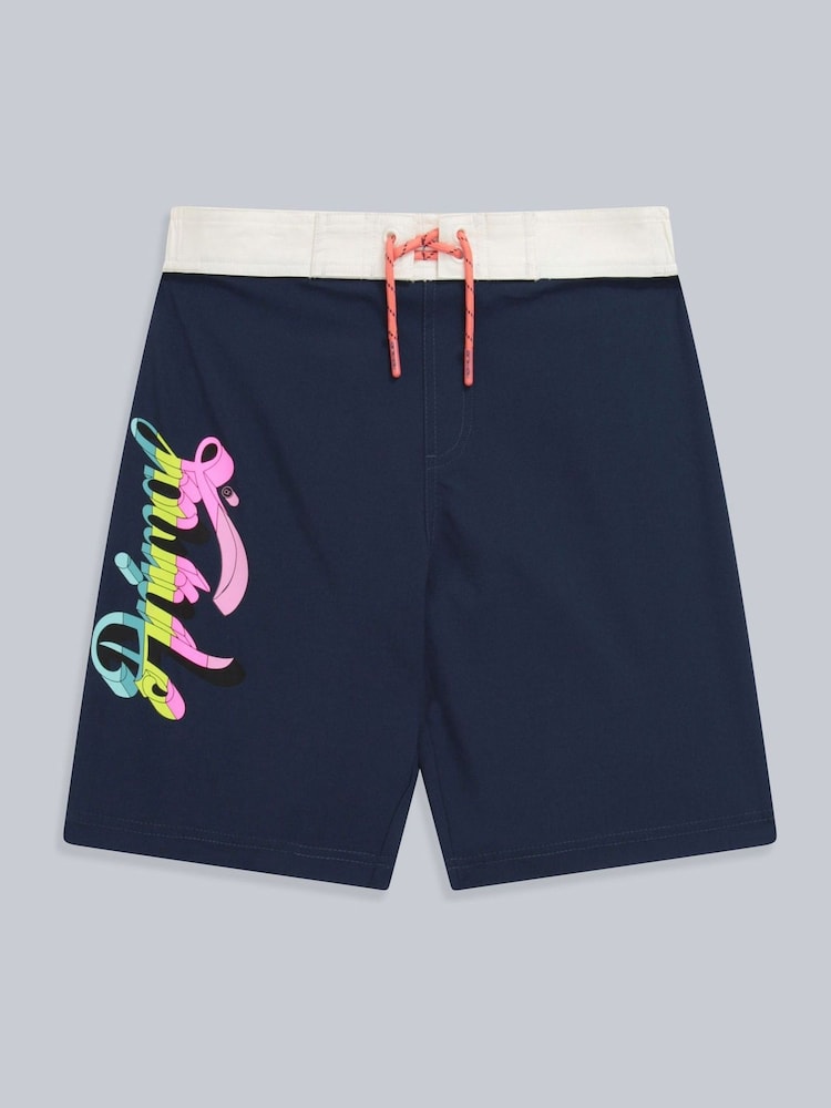 Animal Blue Dark Girls Nora Classic Boardshorts - Image 1 of 5
