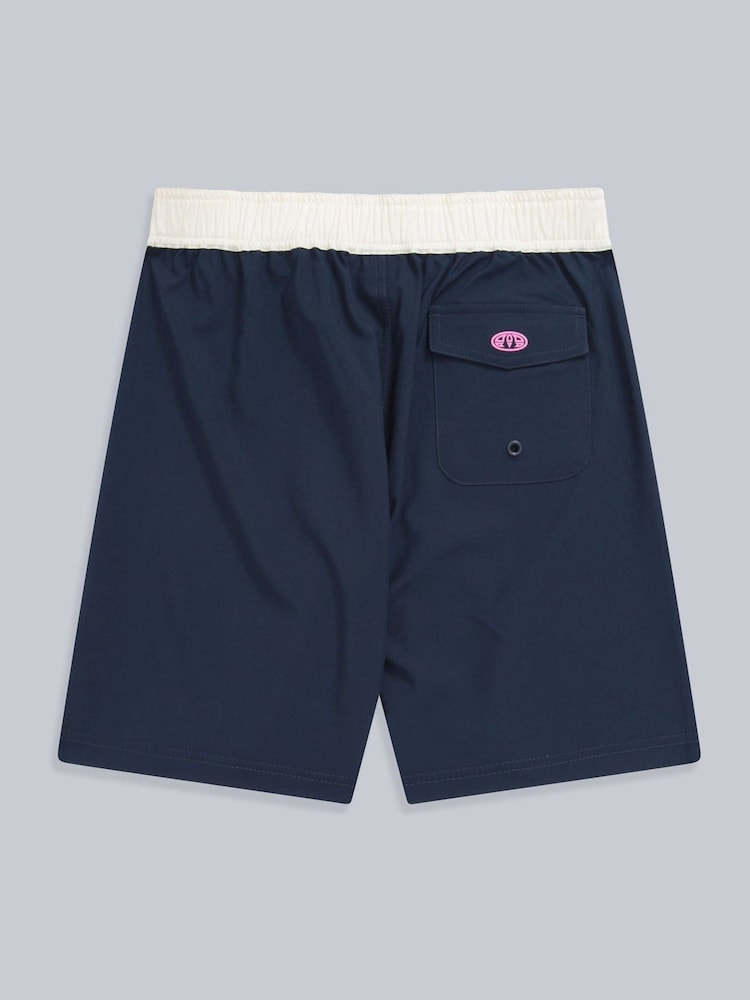 Animal Blue Dark Girls Nora Classic Boardshorts - Image 2 of 5