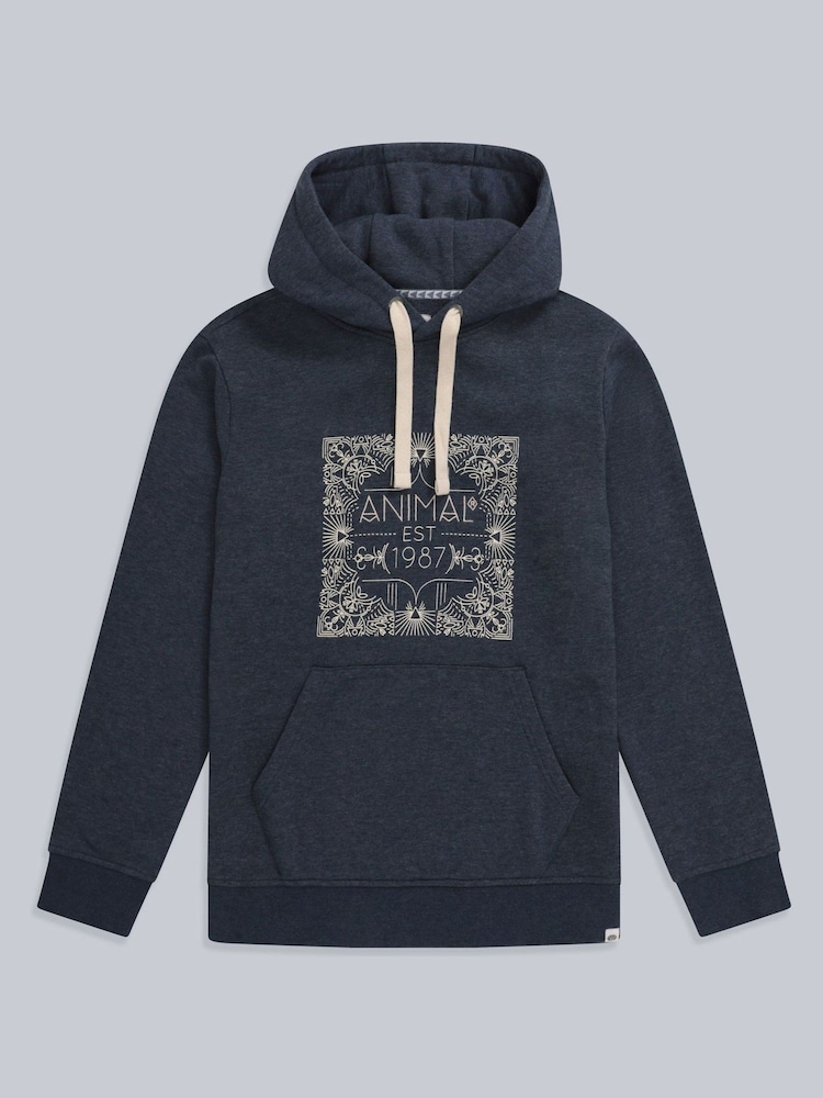 Animal Blue Womens Maya Organic Graphic Hoodie - Image 2 of 6