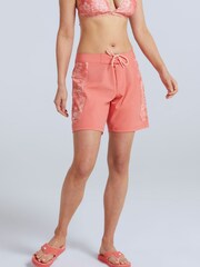 Animal Womens Pink Lenora Printed Boardshorts - Image 1 of 8