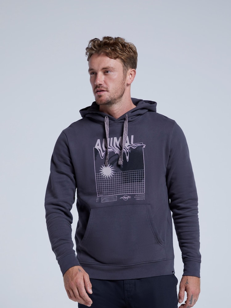 Animal Blue Mens River  Wavey Hoodie - Image 1 of 4