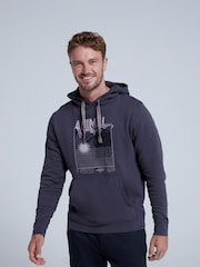 Animal Blue Mens River  Wavey Hoodie - Image 3 of 4