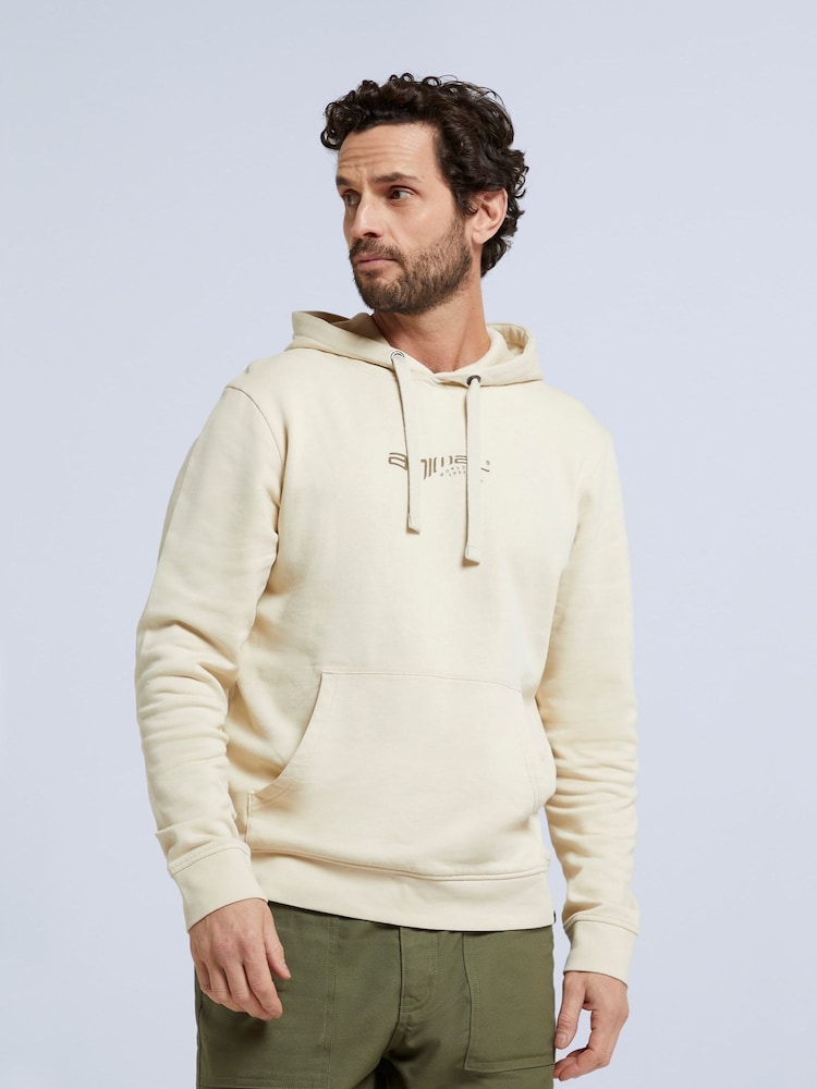 Animal Mens Cream River Organic Hoodie - Image 1 of 10
