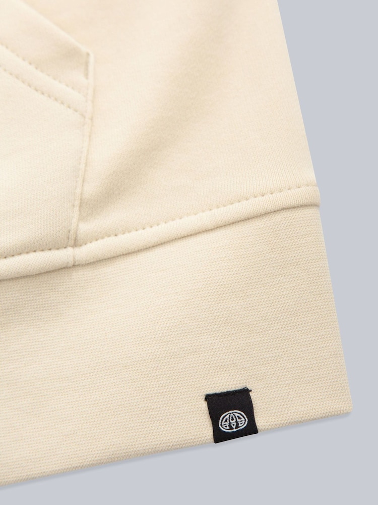 Animal Mens Cream River Organic Hoodie - Image 10 of 10