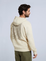 Animal Mens Cream River Organic Hoodie - Image 4 of 10