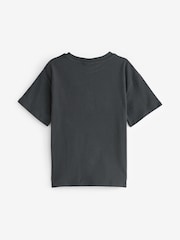 Lilo & Stitch Charcoal 100% Cotton Oversized T-Shirt (3-16yrs) - Image 6 of 7