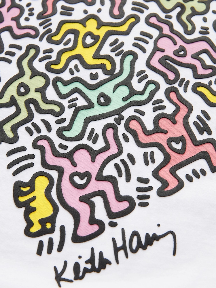 Keith Haring White Artist License T-Shirt (3-16yrs) - Image 7 of 7