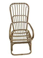 Laura Ashley Natural Indoor Cane Rocking Chair - Image 3 of 4