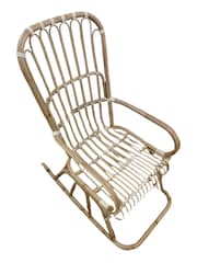 Laura Ashley Natural Indoor Cane Rocking Chair - Image 4 of 4