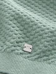 Minerals 100% Cotton Short Sleeved Bubble Texture Polo Shirt (3-16yrs) - Image 6 of 6