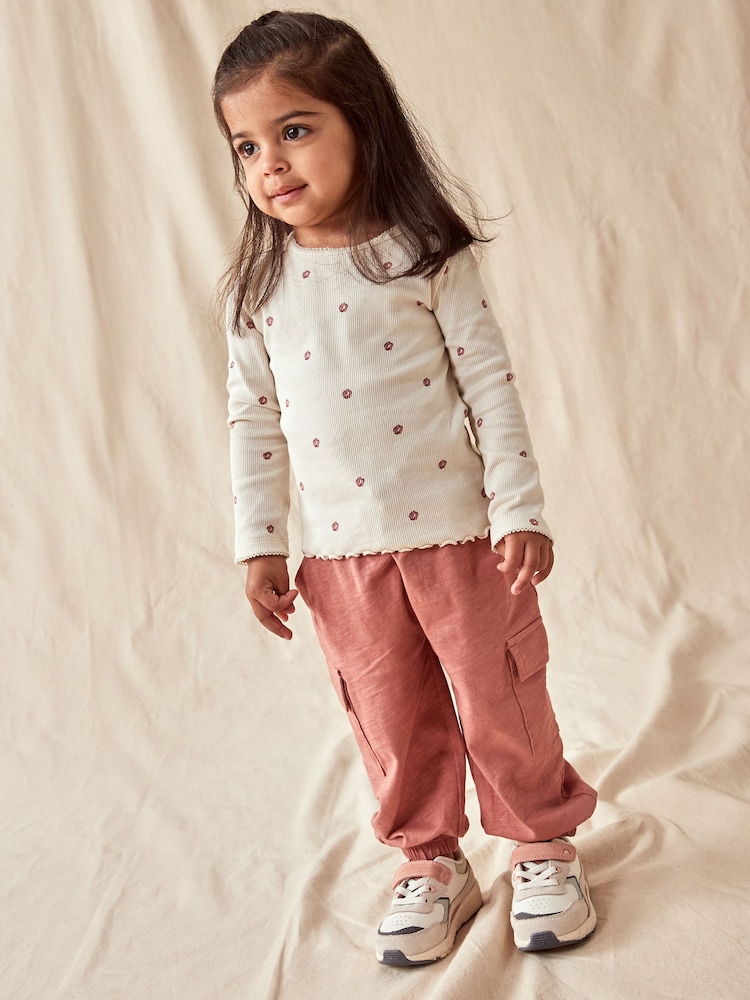 Pink Cargo Trousers Set (3mths-7yrs) - Image 1 of 7