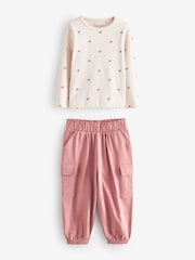 Pink Cargo Trousers Set (3mths-7yrs) - Image 5 of 7