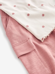 Pink Cargo Trousers Set (3mths-7yrs) - Image 7 of 7