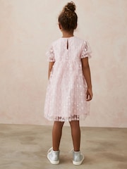 Pink Sequin Mesh Flower Party Dress (3-16yrs) - Image 2 of 6