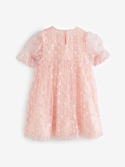 Pink Sequin Mesh Flower Party Dress (3-16yrs) - Image 5 of 6
