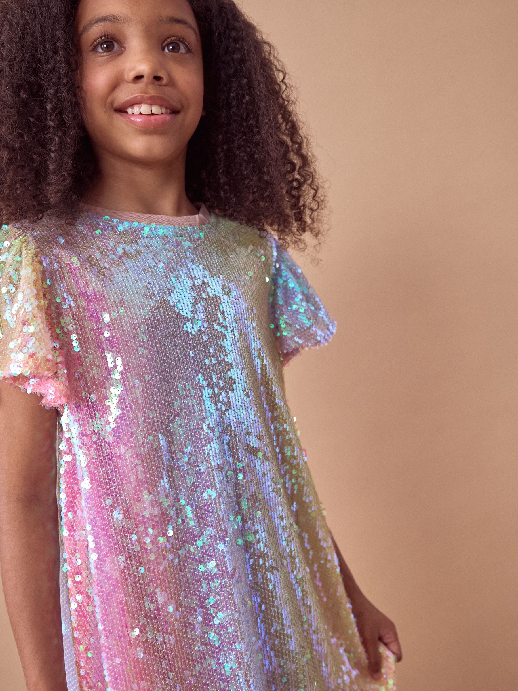 Rainbow sparkle dress shop