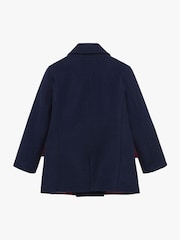 Trotters London Blue Pea Coat - Image 3 of 4