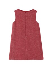 Trotters London Red Herringbone Georgina Bow Dress - Image 2 of 3