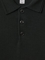 Reiss Forest Trafford Senior Merino Wool Polo Shirt - Image 6 of 6