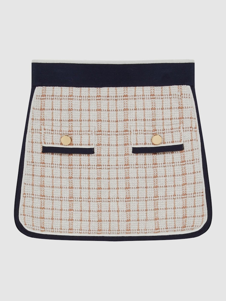 Reiss Pink Mimi Junior Twill Mini Skirt - Image 2 of 6