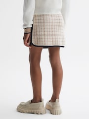 Reiss Pink Mimi Junior Twill Mini Skirt - Image 5 of 6