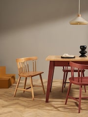 MADE.COM Set of 2 Oak Deauville Dining Chairs - Image 1 of 3