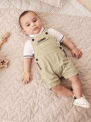 Baker by Ted Baker Polo and Dungaree Set - Image 1 of 11