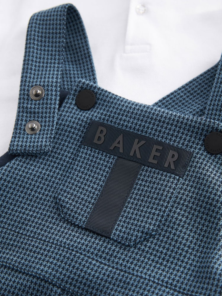 Baker by Ted Baker Navy Dunagree and Polo Set - Image 10 of 10