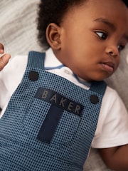 Baker by Ted Baker Navy Dunagree and Polo Set - Image 3 of 10