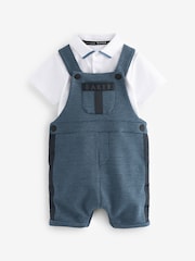 Baker by Ted Baker Navy Dunagree and Polo Set - Image 5 of 10