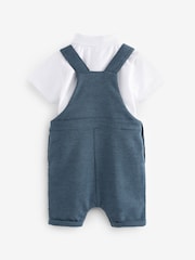 Baker by Ted Baker Navy Dunagree and Polo Set - Image 6 of 10