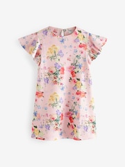 Pink Floral Print Ocassion Dress (1.5-16yrs) - Image 5 of 7