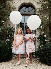 Pink Floral Print Ocassion Dress (1.5-16yrs) - Image 7 of 7