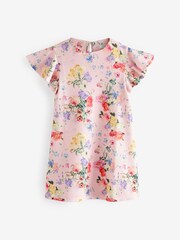 وردي طباعة زهور - فستان للمناسبات (1.5-16 سنة) - صورة 8 من 10