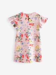 وردي طباعة زهور - فستان للمناسبات (1.5-16 سنة) - صورة 9 من 10