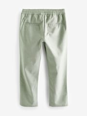 Mint Green Smart Linen Blend Trousers (3-16yrs) - Image 2 of 3