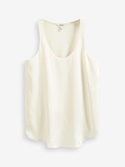 River Island Brown Dewdrop Scoop Neck Top - Image 1 of 1