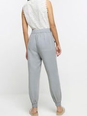 River Island Grey Grey Cuffed Easy Joggers - Image 2 of 6