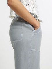 River Island Grey Grey Cuffed Easy Joggers - Image 4 of 6