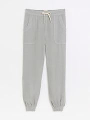 River Island Grey Grey Cuffed Easy Joggers - Image 5 of 6